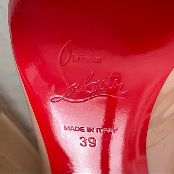 Louboutin Pigalle Nude Patent, EU size 39 - Picture 8 of 16